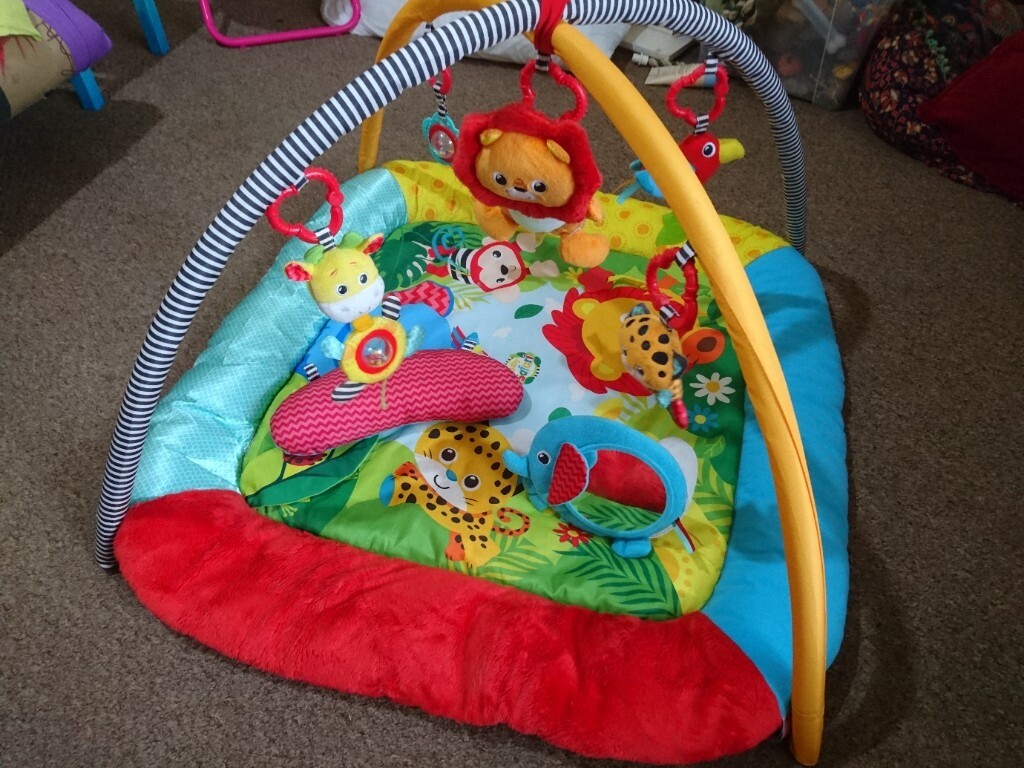 mothercare baby safari lights and sounds playmat